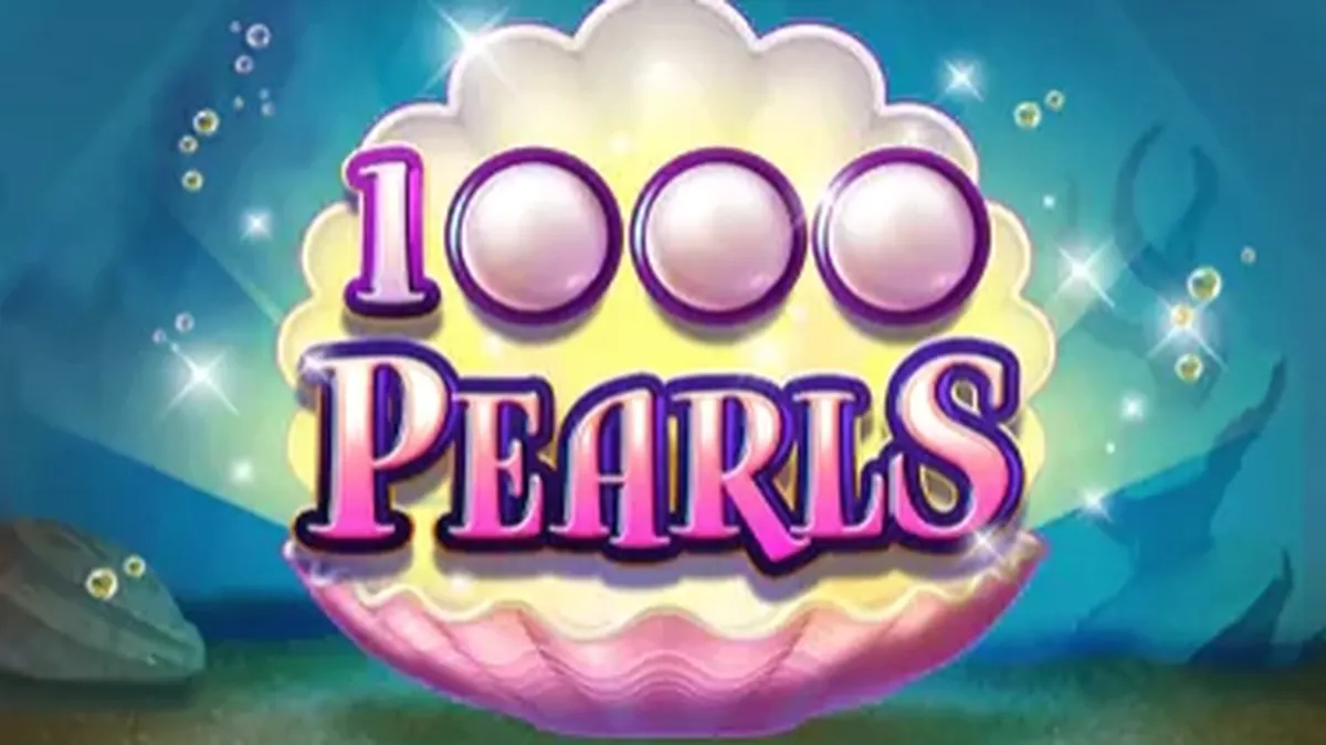 Tampilan visual permainan slot 1000 Pearls dengan tema bawah laut