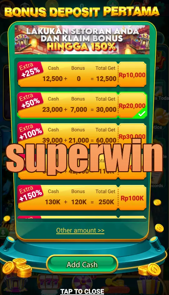 superwin Masuk